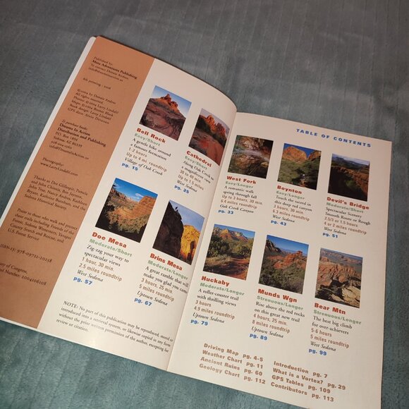 Book Sedona Top 10 Hikes Hiking Travel Easy Stroll Advanced Big Adventures - Picture 3 of 9